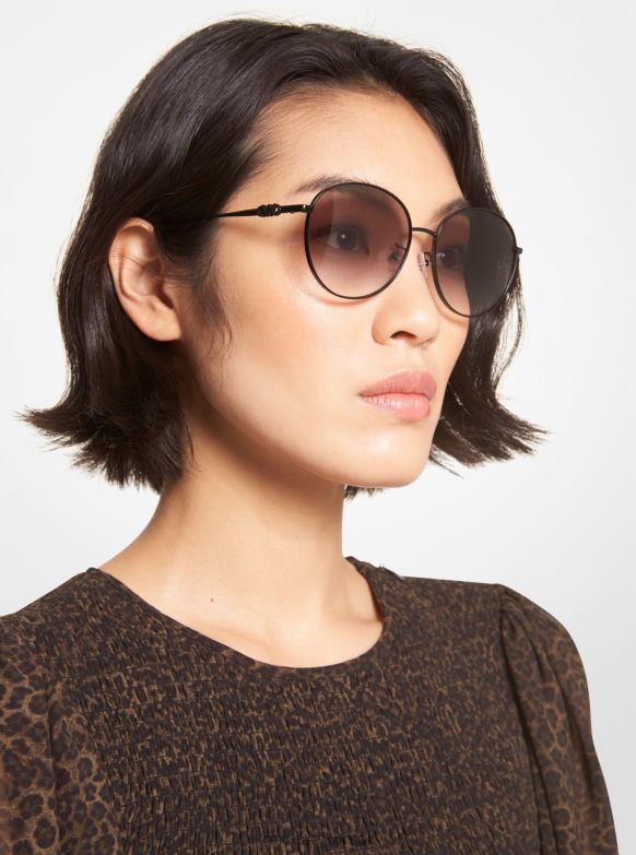 alpejskie okulary przeciwsłoneczne kobiety Michael Kors jasne złoto LHN662564 Akcesoria