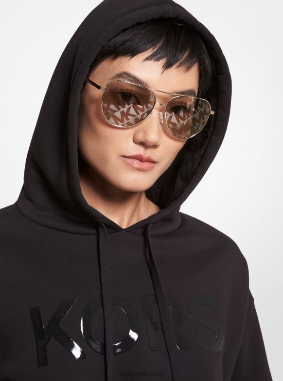 okulary przeciwsłoneczne Cheyenne kobiety Michael Kors srebrne złoto LHN662601 Akcesoria
