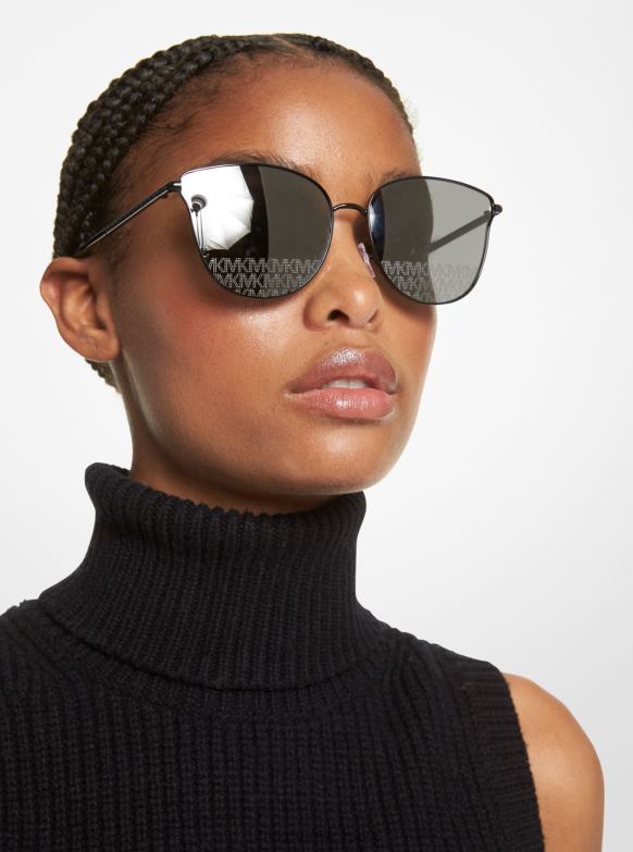 okulary przeciwsłoneczne Salt Lake City kobiety Michael Kors czarny LHN662644 Akcesoria