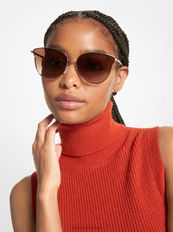 okulary przeciwsłoneczne Salt Lake City kobiety Michael Kors złoto LHN662643 Akcesoria