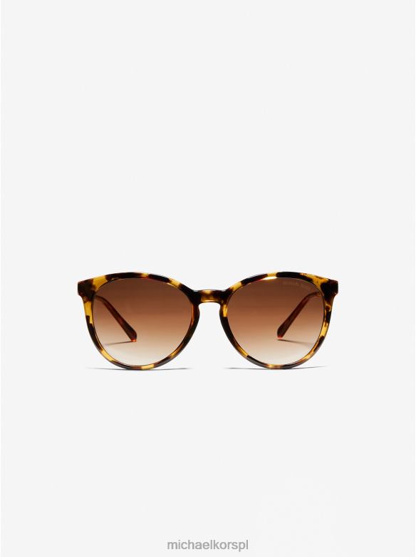 okulary przeciwsłoneczne Tampa kobiety Michael Kors ciemny żółw LHN662669 Akcesoria