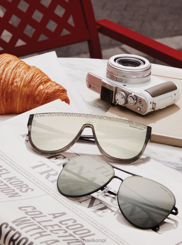 osikowe okulary przeciwsłoneczne kobiety Michael Kors czarny LHN662582 Akcesoria