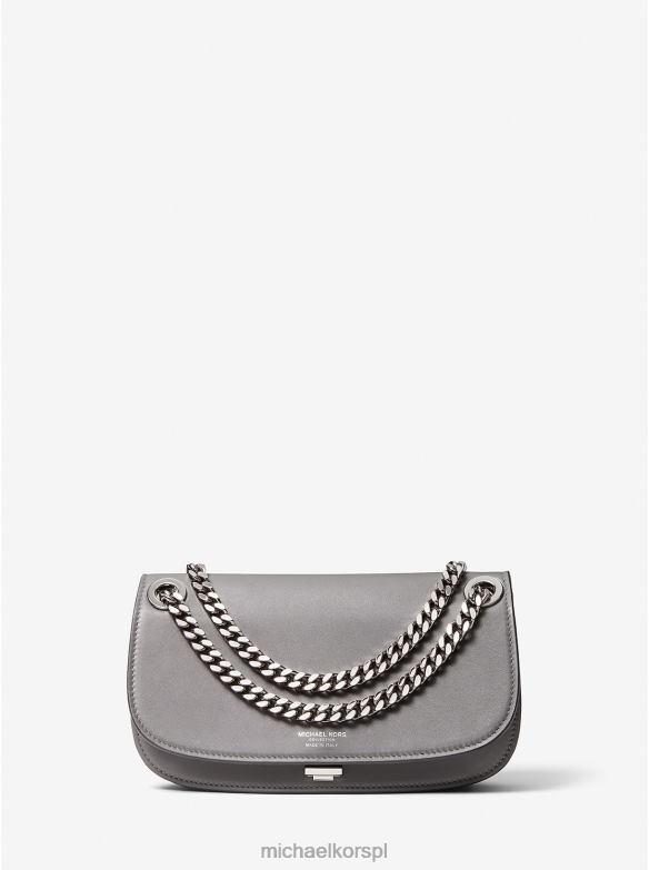 Mini skórzana torebka kopertowa z kolekcji Christie kobiety Michael Kors łupek LHN663802 Akcesoria