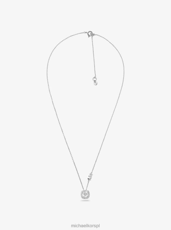 Srebrny naszyjnik pave aureola kobiety Michael Kors srebro LHN662509 biżuteria