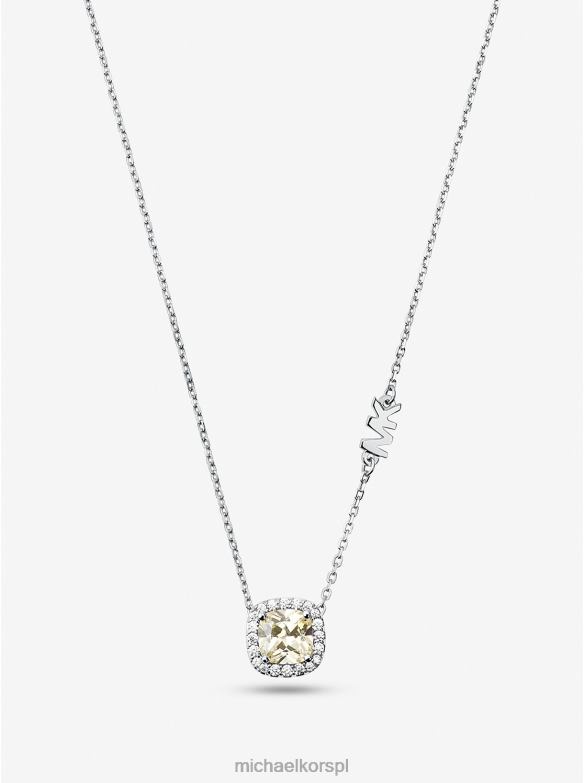 Srebrny naszyjnik pave aureola kobiety Michael Kors srebro LHN662511 biżuteria
