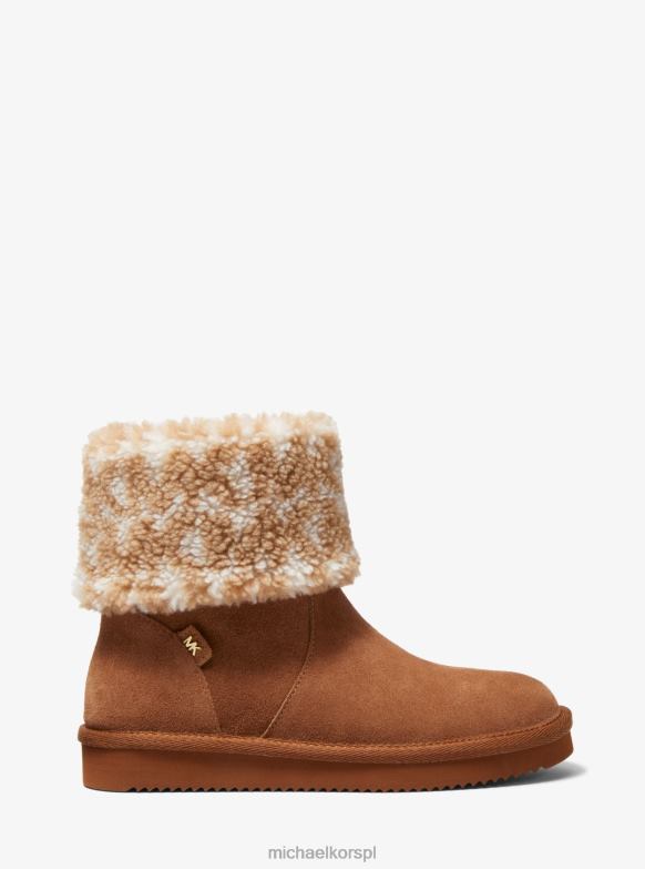 Sherpa z logo Julii i zamszowe buty kobiety Michael Kors bagaż LHN662200 buty