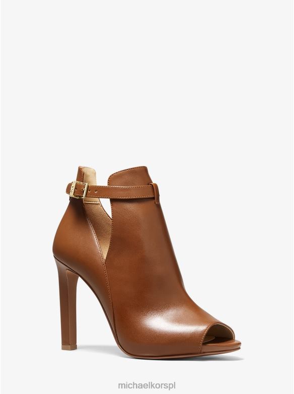 Skórzane botki Lawson z odkrytymi palcami kobiety Michael Kors bagaż LHN662088 buty