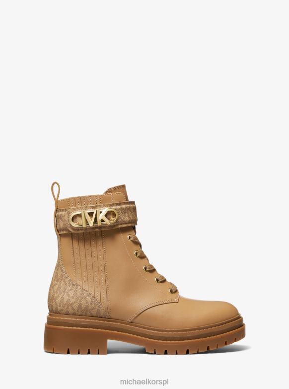 Skórzane buty bojowe Parker kobiety Michael Kors łuska multi LHN662113 buty