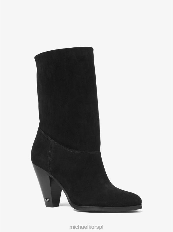 Zamszowe botki Divia kobiety Michael Kors czarny LHN662214 buty