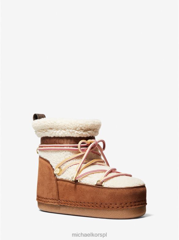 Zelda Sherpa i buty ze sztucznego zamszu kobiety Michael Kors naturalny/bagaż LHN662110 buty