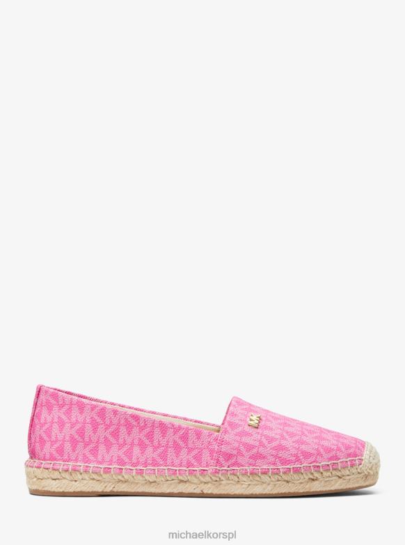 Wsuwane espadryle z logo Kendrick kobiety Michael Kors wiśniowy LHN662221 buty