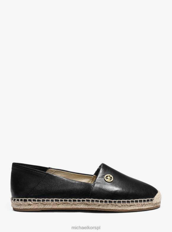 Wsuwane espadryle ze skóry Kendrick kobiety Michael Kors czarny LHN662227 buty