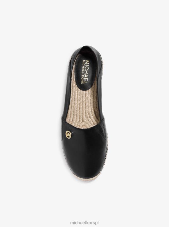 Wsuwane espadryle ze skóry Kendrick kobiety Michael Kors czarny LHN662227 buty
