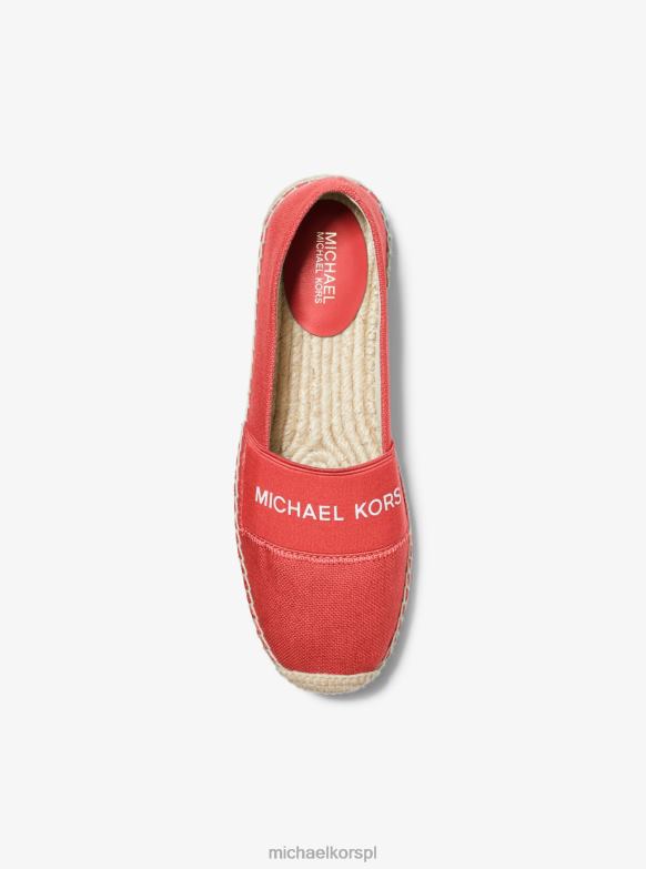 Wsuwane płócienne espadryle z logo Vicky kobiety Michael Kors sangrię LHN662258 buty
