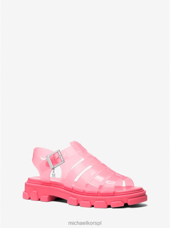 Sandały Jagger z PCV kobiety Michael Kors pelargonia LHN661985 buty