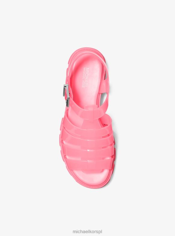 Sandały Jagger z PCV kobiety Michael Kors pelargonia LHN661985 buty