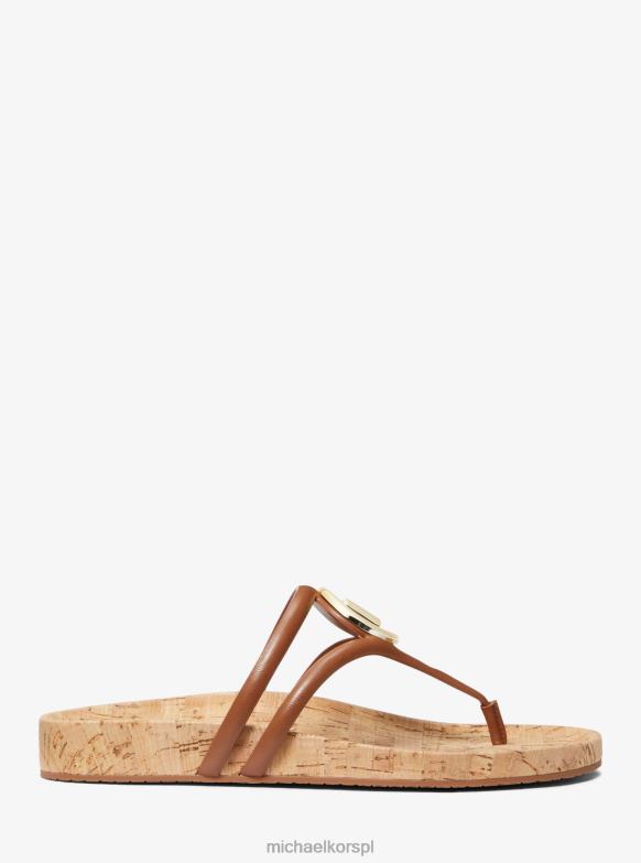 Skórzane sandały Hampton kobiety Michael Kors bagaż LHN661951 buty