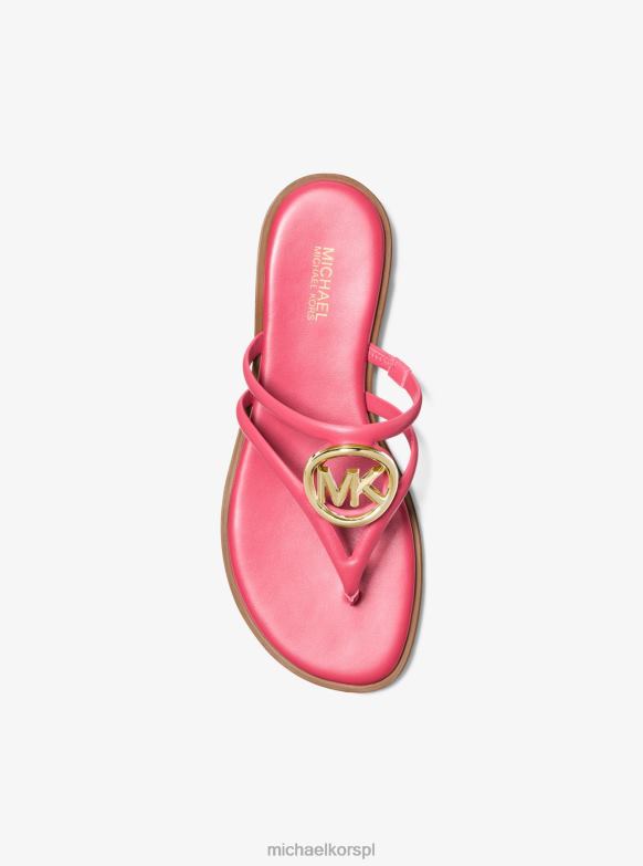 Skórzane sandały Hampton kobiety Michael Kors pelargonia LHN661945 buty