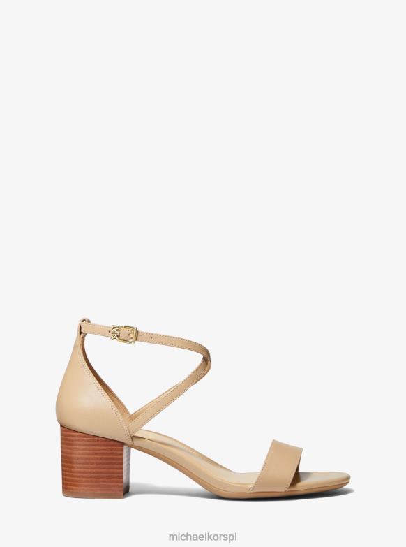 Skórzane sandały Serena Flex kobiety Michael Kors wielbłąd LHN661933 buty