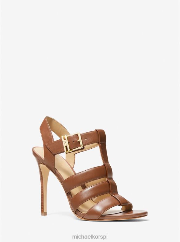 Skórzane sandały firmy Jagger kobiety Michael Kors bagaż LHN661926 buty