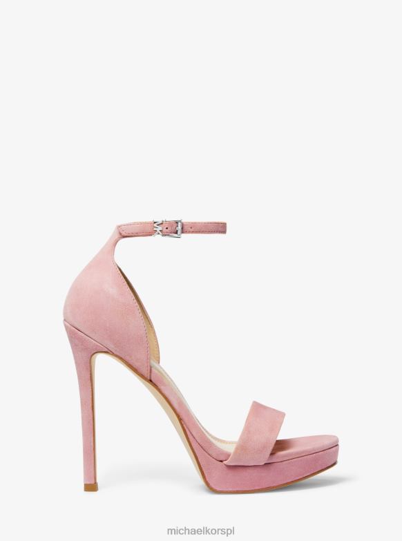 Zamszowe sandały na platformie Jordyn kobiety Michael Kors królewski róż LHN662031 buty