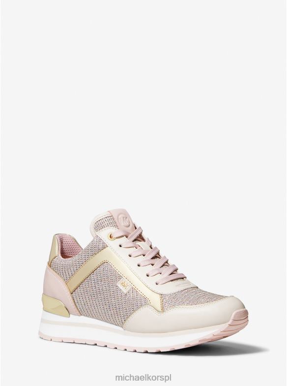 Buty sportowe Maddy ze skóry i brokatu z łańcuszkową siateczką kobiety Michael Kors jaka tęcza LHN661817 buty