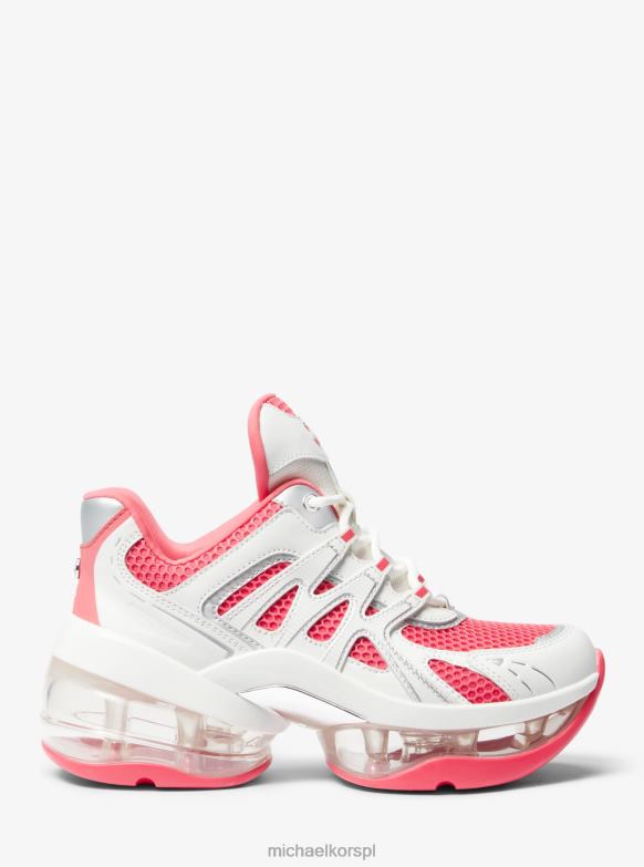 Buty sportowe Olympia Sport Extreme ze skóry i siateczki kobiety Michael Kors geranium multi LHN661756 buty