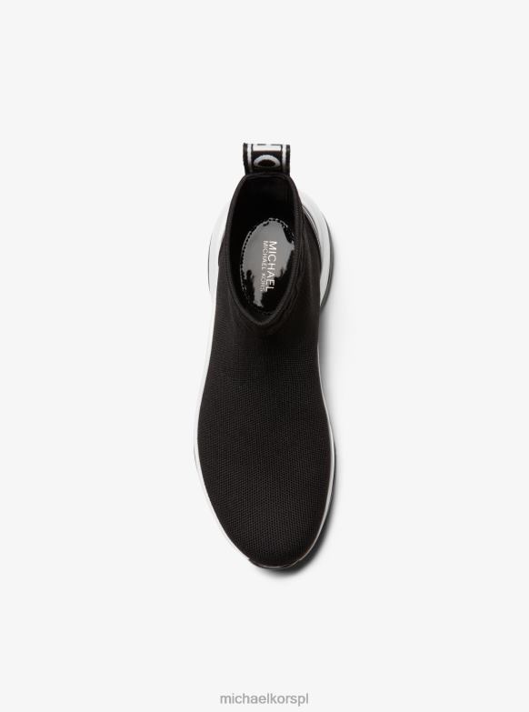 Buty sportowe Olympia z ekstremalnie rozciągliwą dzianiną kobiety Michael Kors czarny LHN661747 buty