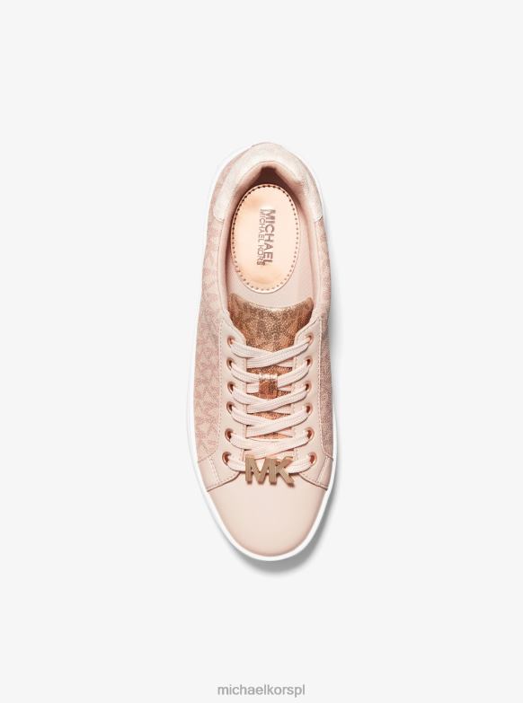 Buty sportowe z logo w kolorze maku kobiety Michael Kors balet LHN661814 buty