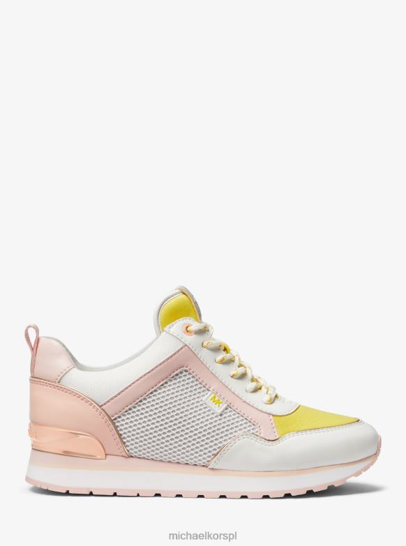 Maddy Trener mieszany z blokami kolorów kobiety Michael Kors optyczna biel LHN661728 buty