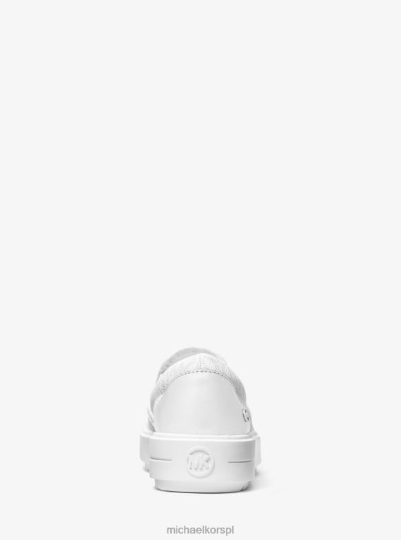 Wsuwane tenisówki z logo Emmetta kobiety Michael Kors jasne co LHN661737 buty