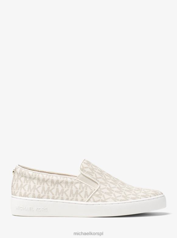 Wsuwane tenisówki z logo Keaton kobiety Michael Kors wanilia LHN661769 buty