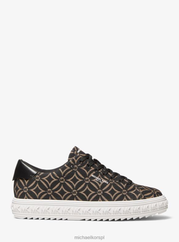 Żakardowe tenisówki Grove z logo kobiety Michael Kors łuska multi LHN661805 buty