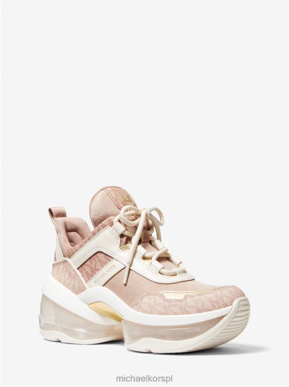 Żakardowy but sportowy z logo Olympia Extreme w bloki kolorów kobiety Michael Kors płowy LHN661763 buty