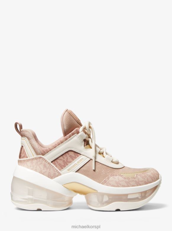 Żakardowy but sportowy z logo Olympia Extreme w bloki kolorów kobiety Michael Kors płowy LHN661763 buty