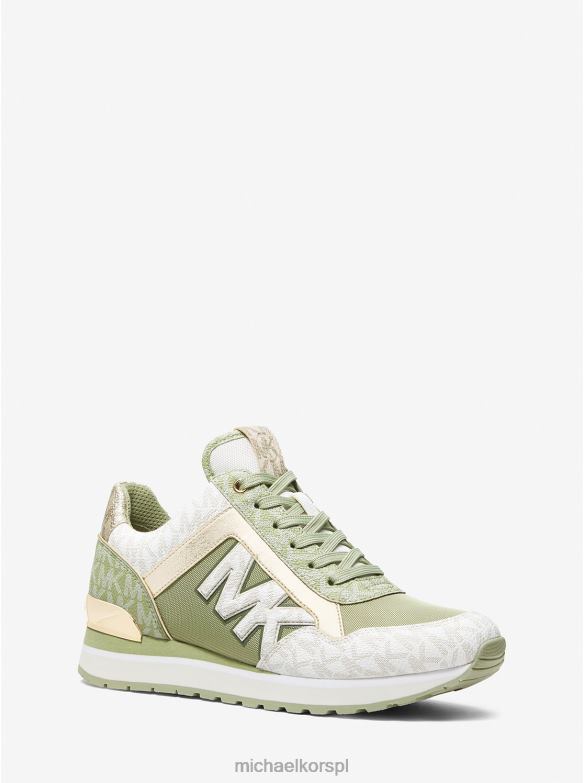 dwukolorowe logo Maddy i siateczkowy but sportowy kobiety Michael Kors Mędrzec mlti LHN661818 buty