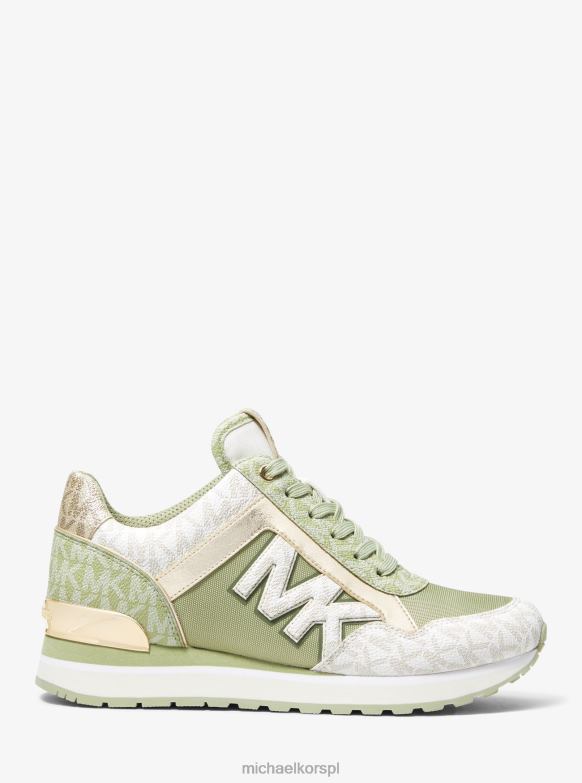 dwukolorowe logo Maddy i siateczkowy but sportowy kobiety Michael Kors Mędrzec mlti LHN661818 buty