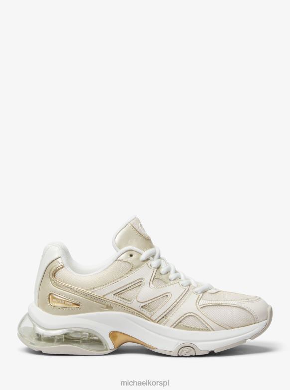 zestaw ekstremalnie metalicznej skóry i siateczki kobiety Michael Kors pl gld multi LHN661779 buty