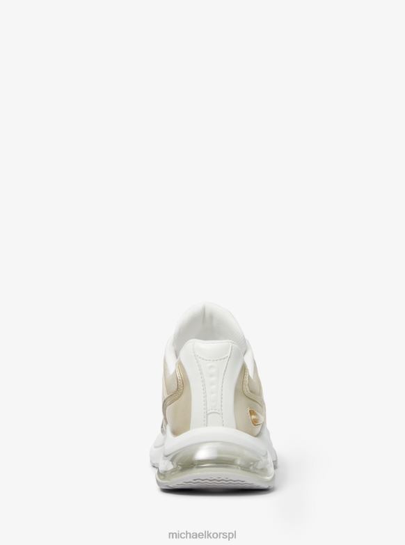 zestaw ekstremalnie metalicznej skóry i siateczki kobiety Michael Kors pl gld multi LHN661779 buty