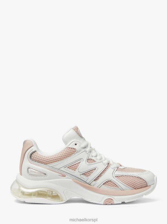 zestaw ekstremalnych siatkowych i skórzanych butów treningowych kobiety Michael Kors różowy multi LHN661776 buty