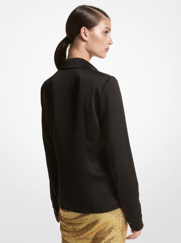 Koszula Hansen Charmeuse z kolekcji kobiety Michael Kors czarny LHN663466 odzież