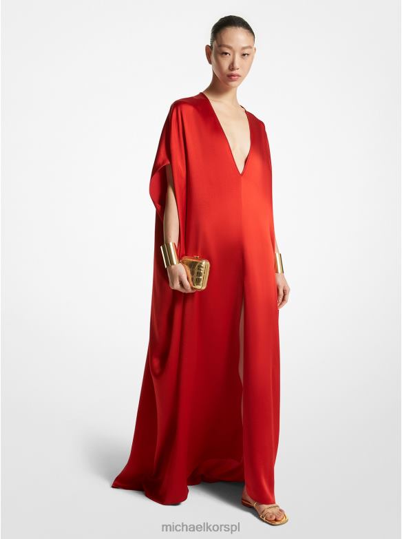 kolekcja kuty, satynowy kaftan kobiety Michael Kors MAK LHN663475 odzież
