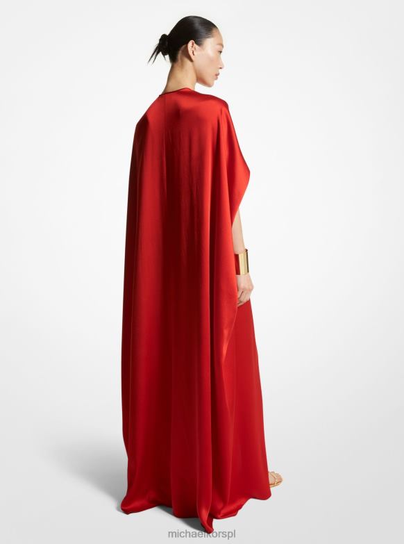 kolekcja kuty, satynowy kaftan kobiety Michael Kors MAK LHN663475 odzież