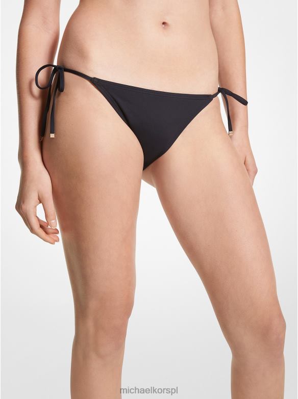 Rozciągliwy nylonowy dół od bikini kobiety Michael Kors czarny LHN66546 odzież
