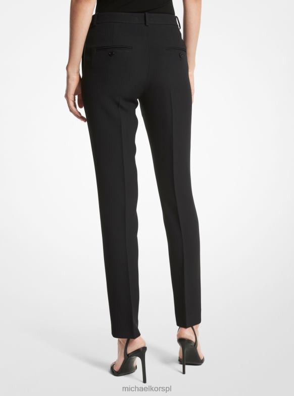 Kolekcja Samantha Podwójne spodnie z krepy sobolowej kobiety Michael Kors czarny LHN663507 odzież