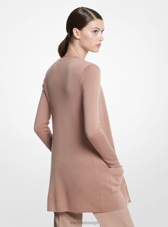 Kaszmirowy kardigan z kolekcji Bette kobiety Michael Kors opalenizna LHN663684 odzież