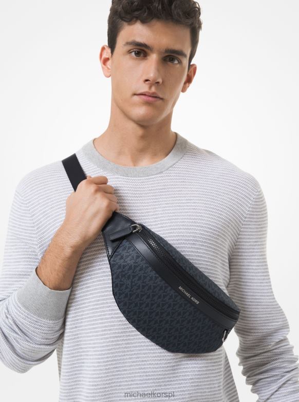 Pakiet chust do noszenia logo Greyson kobiety Michael Kors admrl/plblue LHN661259 Akcesoria