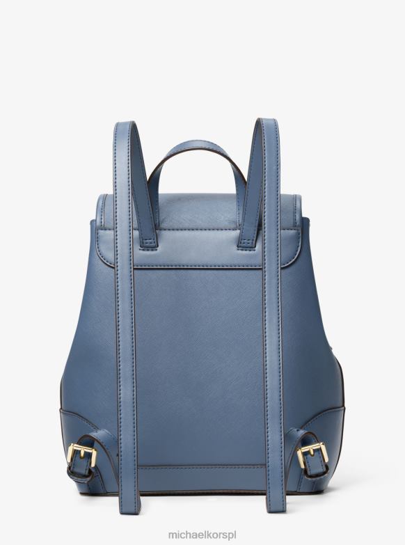 Plecak ze skóry saffiano Harrison Medium kobiety Michael Kors dżinsowa LHN661215 Akcesoria