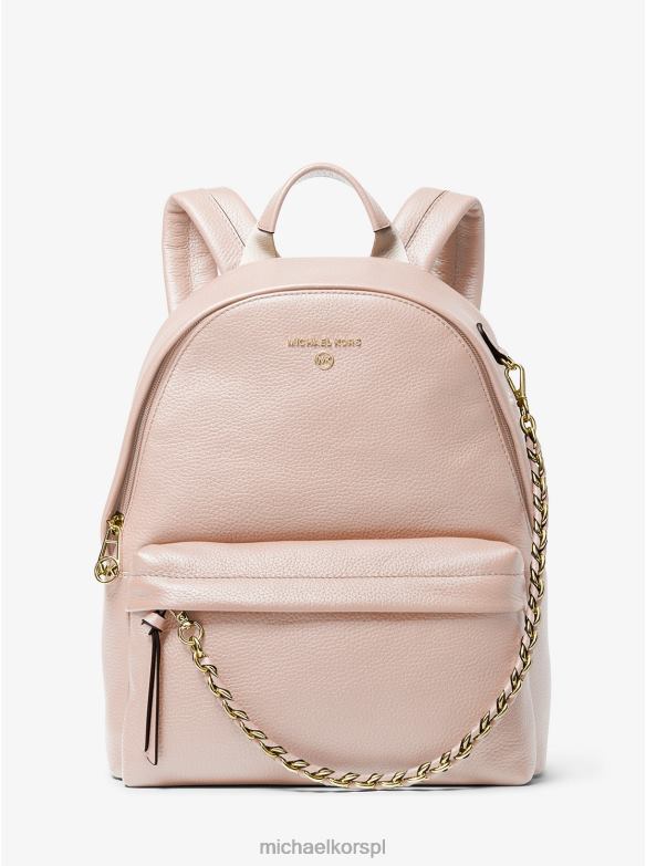 Slater średni plecak ze skóry żwirowej kobiety Michael Kors delikatny róż LHN661234 Akcesoria