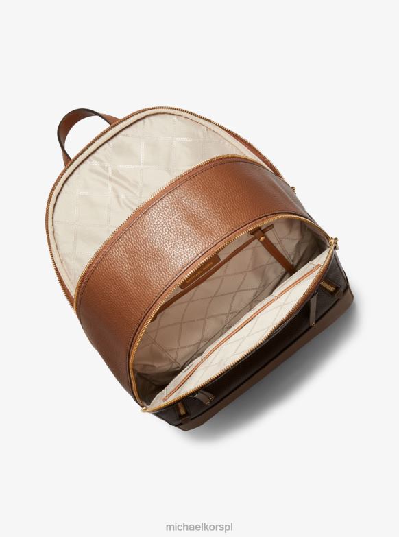 duży, brooklyński plecak ze skóry żwirowej kobiety Michael Kors bagaż LHN661230 Akcesoria